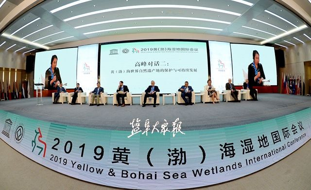 2019黄（渤）海湿地国际会议在盐开幕  戴源章新胜杨超致辞 曹路宝李驰陈红红等出席
